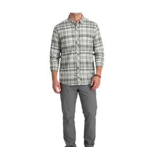 Simms Fishing Products  size large insect shield button front.